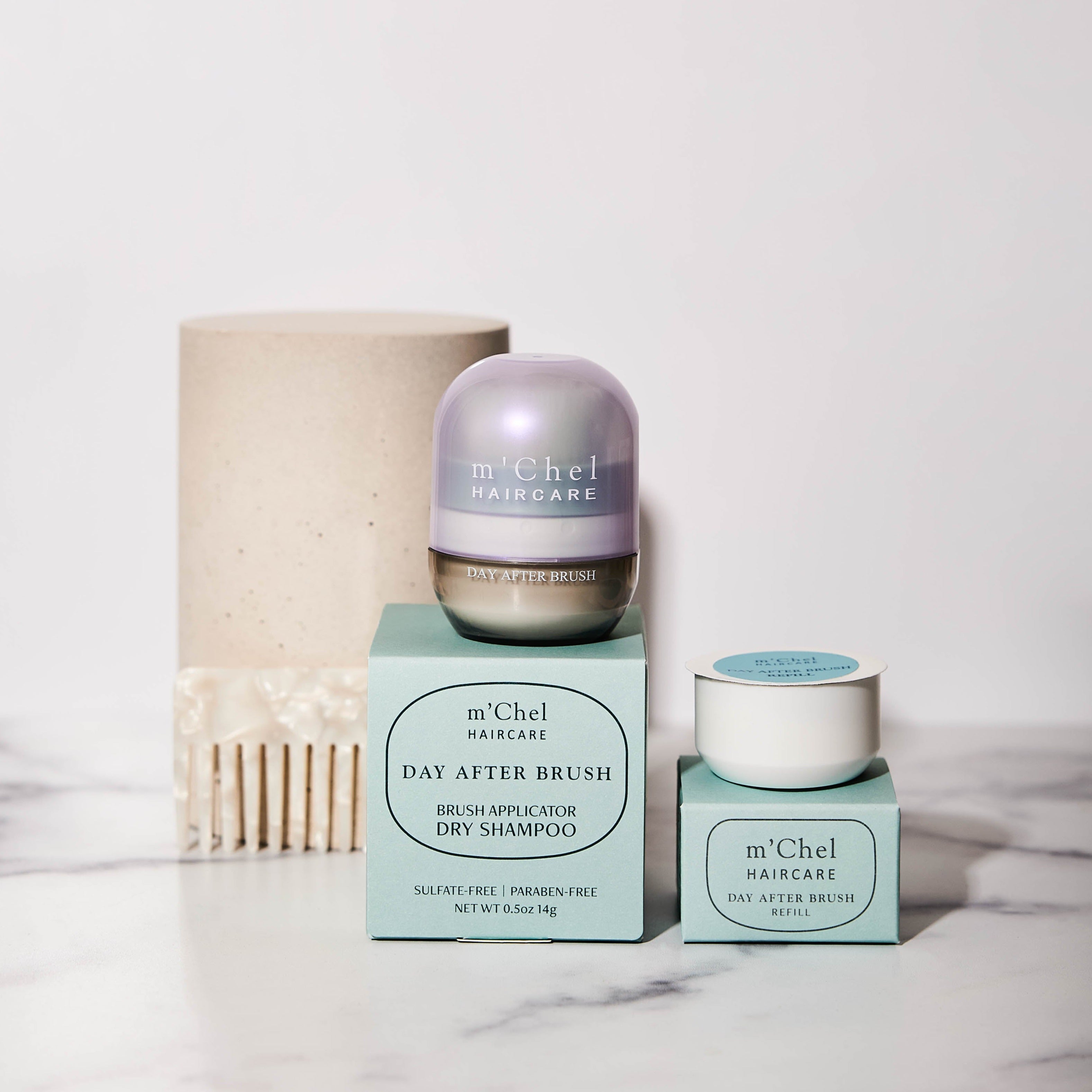 Day After™ Brush + 2 Refills Bundle Clean Dry Shampoo – m'Chel