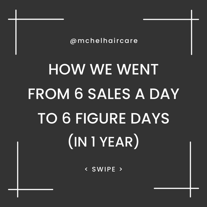 How We Went From 6 Sales A Day To 6 Figure Days